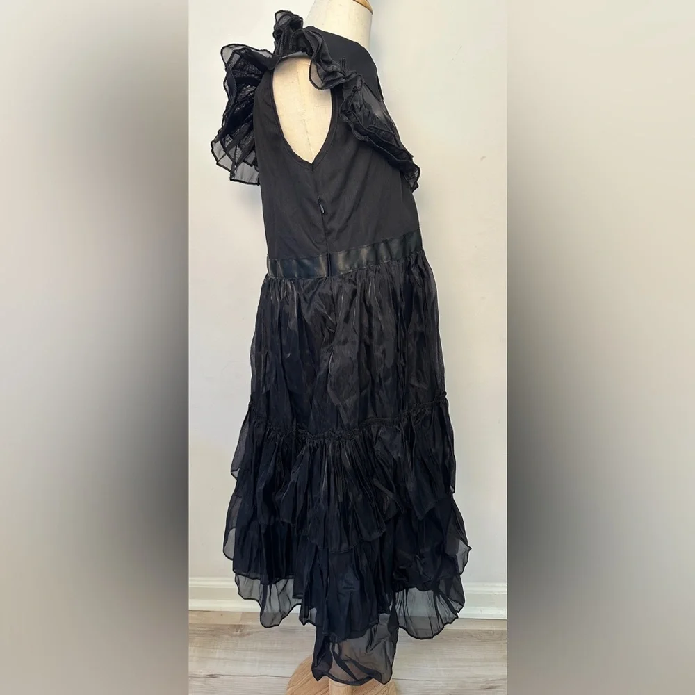 Wednesday Addams Black Prom Dress Costume